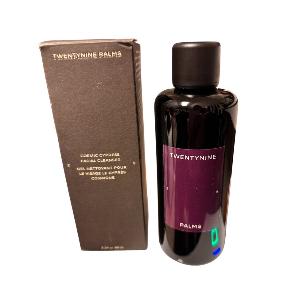 Twentynine Palms Cosmic Cypress Facial Cleanser 3.3 ounces New In Box